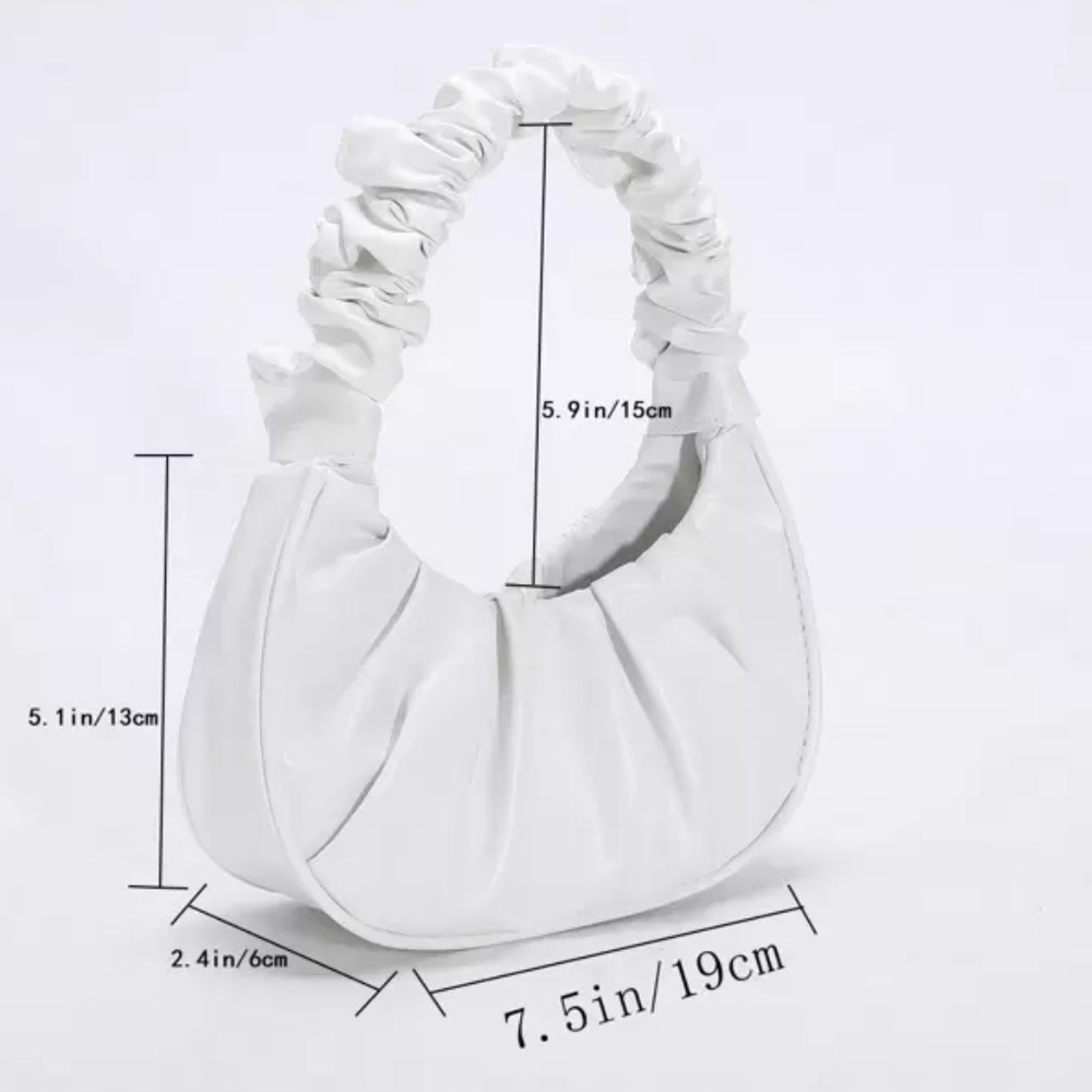 Mini Ruched Handbag - Picture 4 of 5